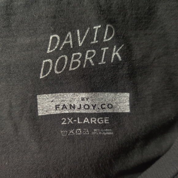 David Dobrik by Fan Joy Tee You Can Do It Black Tee You Tuber - Picture 4 of 4